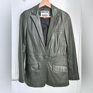 Walter Baker leather blazer